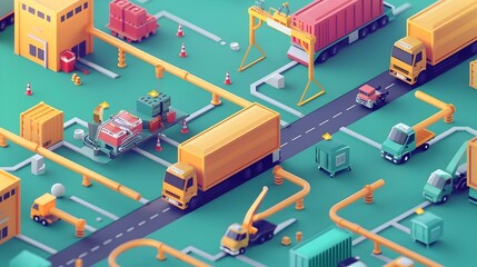 Optimized Supply Chain Management for Efficient Logistics and Distribution