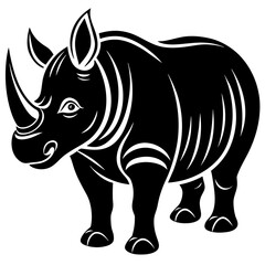 rhino head mascot,rhino silhouette,vector,icon,svg,characters,Holiday t shirt,black rhino face drawn trendy logo Vector illustration,rhino on a white background,eps,png