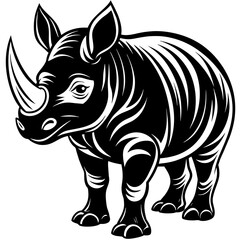rhino head mascot,rhino silhouette,vector,icon,svg,characters,Holiday t shirt,black rhino face drawn trendy logo Vector illustration,rhino on a white background,eps,png