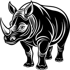 rhino head mascot,rhino silhouette,vector,icon,svg,characters,Holiday t shirt,black rhino face drawn trendy logo Vector illustration,rhino on a white background,eps,png