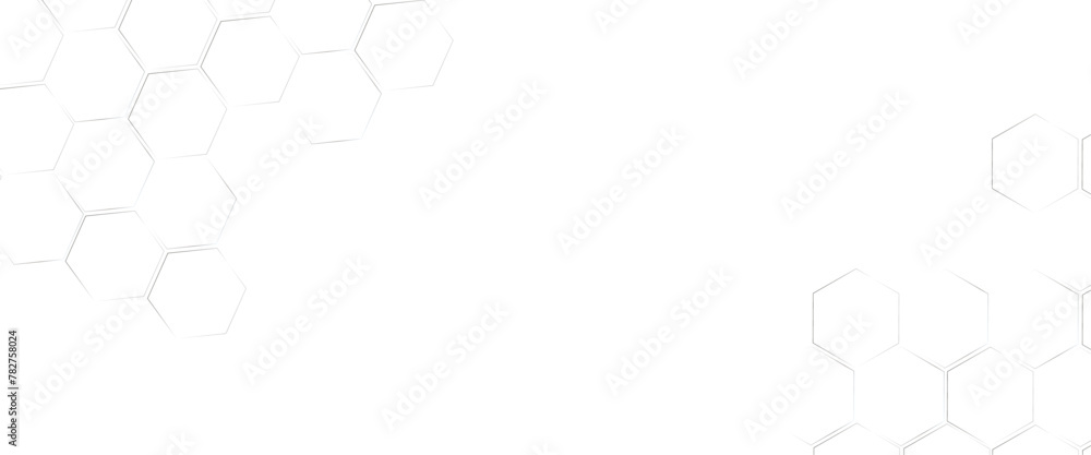 Poster vector hexagon honeycomb seamless pattern honeycomb grid seamless texture geometric fence design ban