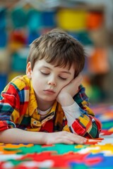 Autism spectrum disorder ASD. A developmental disability caused by differences in the brain. People with ASD often have problems with social communication and interaction