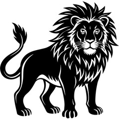 lion head mascot,lion silhouette,vector,icon,svg,characters,Holiday t shirt,black lion face drawn trendy logo Vector illustration,lion on a white background,eps,png
