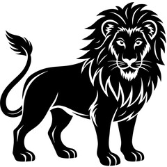 lion head mascot,lion silhouette,vector,icon,svg,characters,Holiday t shirt,black lion face drawn trendy logo Vector illustration,lion on a white background,eps,png