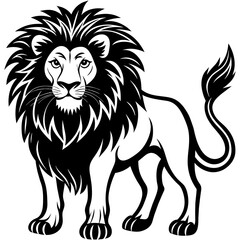 lion head mascot,lion silhouette,vector,icon,svg,characters,Holiday t shirt,black lion face drawn trendy logo Vector illustration,lion on a white background,eps,png