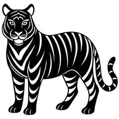 Tigeress head mascot,Tigeress silhouette,vector,icon,svg,characters,Holiday t shirt,black lion face drawn trendy logo Vector illustration,Tigeress on a white background,eps,png