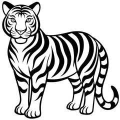 Tigeress head mascot,Tigeress silhouette,vector,icon,svg,characters,Holiday t shirt,black lion face drawn trendy logo Vector illustration,Tigeress on a white background,eps,png