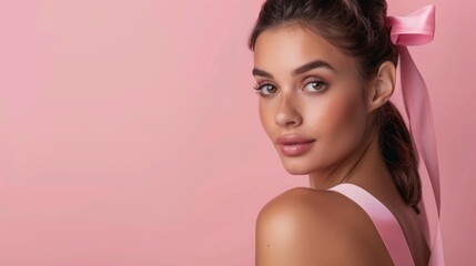 Breast Cancer Awareness Month celebrated every October.  Pink October as woman around the world adopt the pink colour to raise awareness about breast health