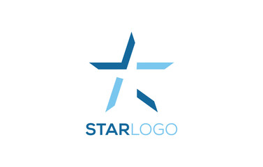 Obraz premium Modern star vector logo template design. Symbol star design concept. 