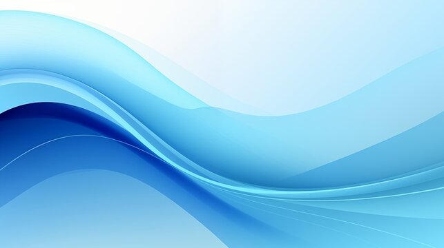 blue wave abstract background vector.