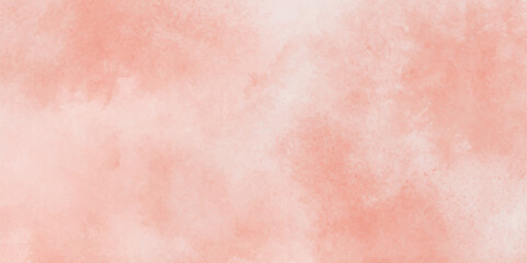 Grunge and polished pink watercolor painted paper texture, Ink effect light pink color shades gradient pink grunge texture, grunge watercolor textures on white paper.	