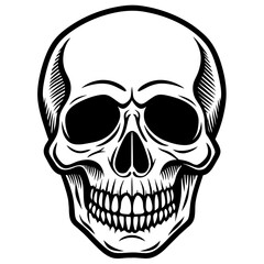 skull and crossbones head mascot,skull silhouette,vector,icon,svg,characters,Holiday t shirt,black skull drawn trendy logo Vector illustration,skull on a white background,eps,png