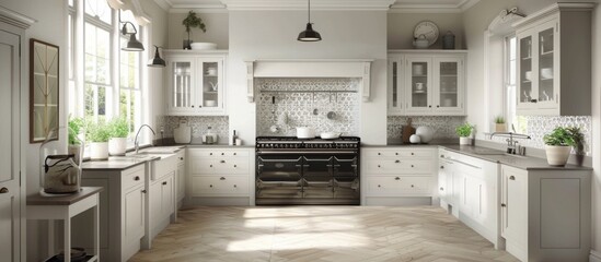 Maintain a balanced mix of functionality and style for a practical yet beautiful kitchen ambiance.