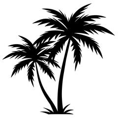 Obraz premium silhouette of tree