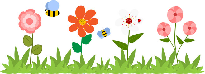 Spring background illustration