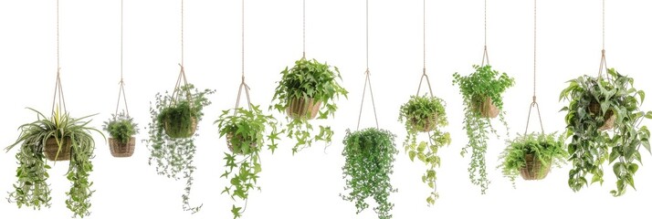 HD Hanging Basket Plants - obrazy, fototapety, plakaty
