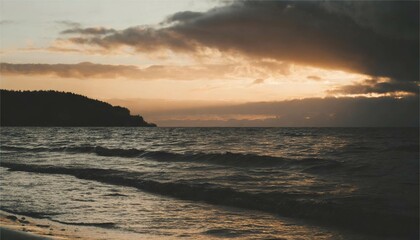 Obraz premium 海 夕日 朝日 風景 トラベル レジャー アウトドア イメージ 背景