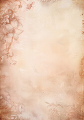 Floral Vintage Background, Soft floral pattern with a vintage pink wash, ideal for elegant backgrounds.