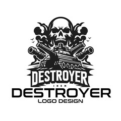 Destroyer Vector Logo Design