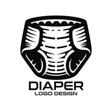 Diaper Vector Logo Design