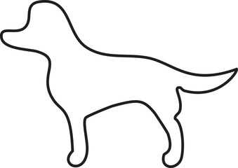outline dogs icon symbol