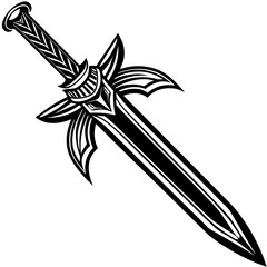 illustration of a sword