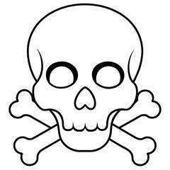 human skull and crossbones