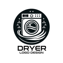 Dryer Vector Logo Design