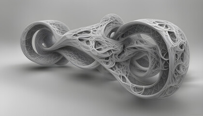 3d render of a chain