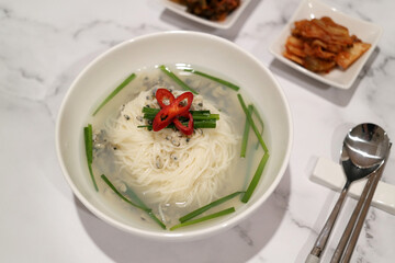 fresh water shellfish noodle soup