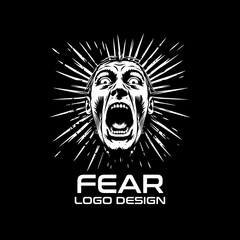 Fear Vector Logo Design