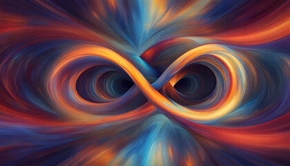 abstract background infinity