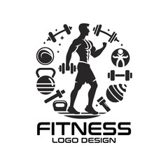 Fitness Vector Logo Design