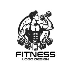 Fitness Vector Logo Design