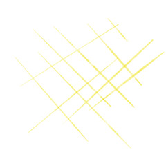 黄色の線の格子柄イラスト