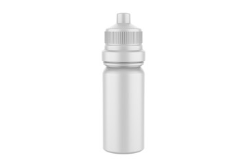 Matte Essential Oil Bottle Mockup Isolated On White Background. 3d illustration