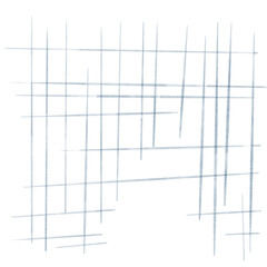 直線で描いたかすれたグレーの網のイラスト