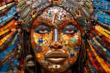 Obraz premium Artists showcasing a cultural mosaic