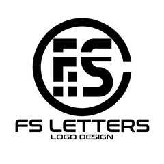 FS Letters Vector Logo Design