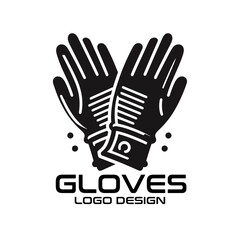 Obraz premium Gloves Vector Logo Design
