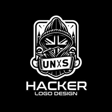 Hacker Vector Logo Design