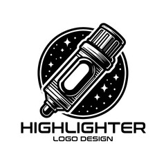 Highlighter Vector Logo Design