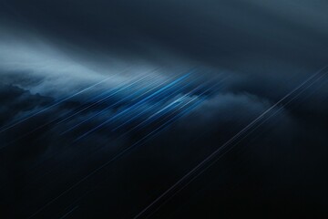 Abstract blue background with some smooth lines in it and some fog