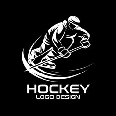 Hockey Vector Logo Design
