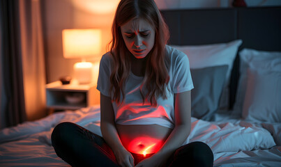 pregnant woman giving birth