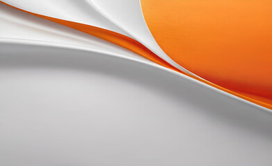 Fondo de banner abstracto naranja. Color degradado de fondo de banner blanco amarillo naranja moderno abstracto. Degradado amarillo y naranja con decoración de onda curva de patrón de semitono circula - obrazy, fototapety, plakaty