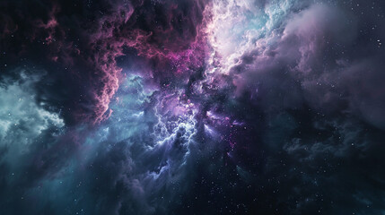 Fototapeta na wymiar Ethereal Cosmic Clouds