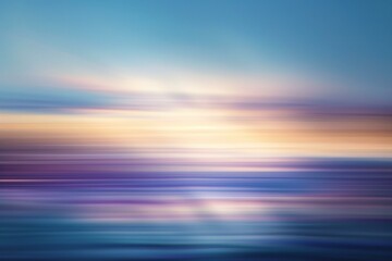 Fototapeta na wymiar Abstract motion blur background, Blurred image of the sea at sunset