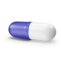 Pill Capsule Blue