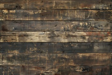 Wooden wall background or texture,  Old grunge wooden wall background